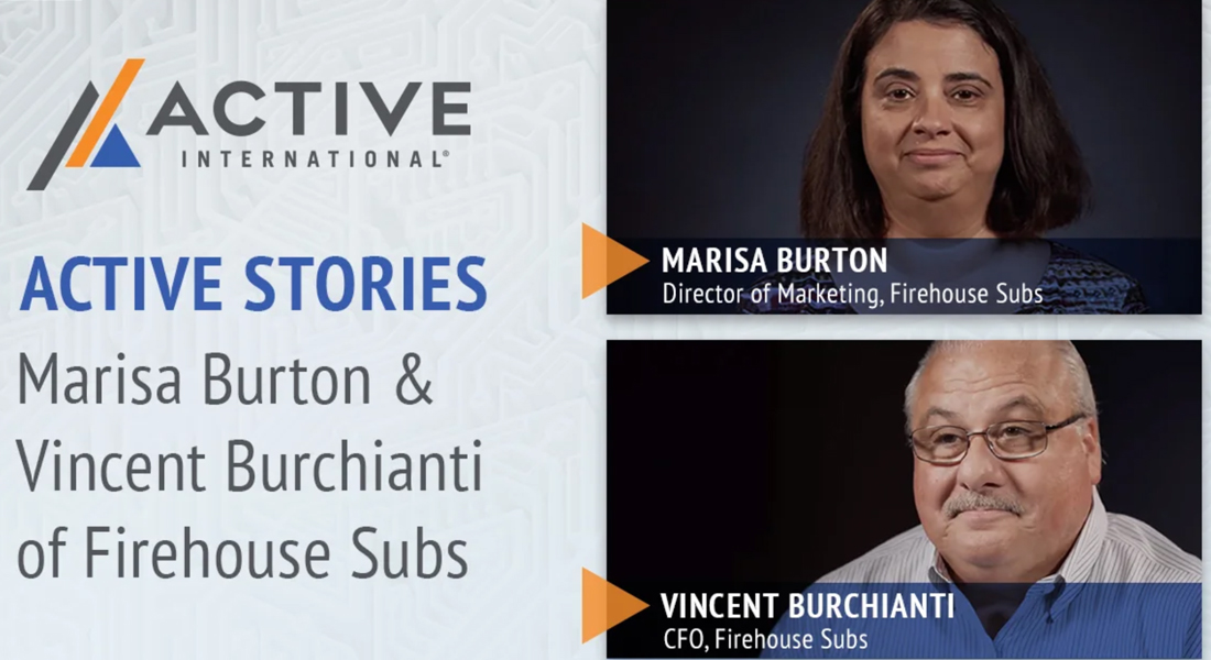 Active Stories Vincent Burchianti Marisa Burton of Firehouse Subs