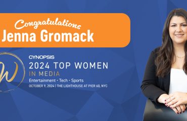 Congratulations Jenna 2024 Gromack Cynopsis Top Women in Media MVP Award Honoree