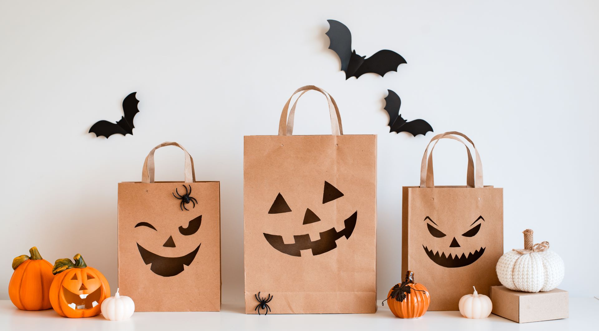 Halloween shopping bags