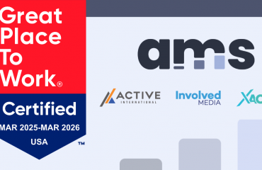 AMS lockup logo and Great Place to Work logo