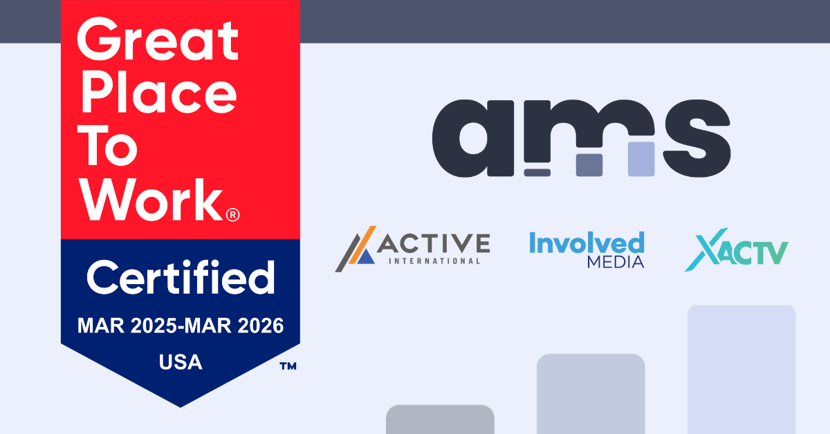 AMS lockup logo and Great Place to Work logo