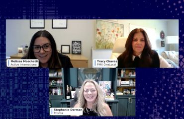 MediaOcean's Panel webinar image featuring Melissa Moschetti.