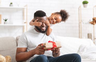 Black Father and Daughter for Father's Day
